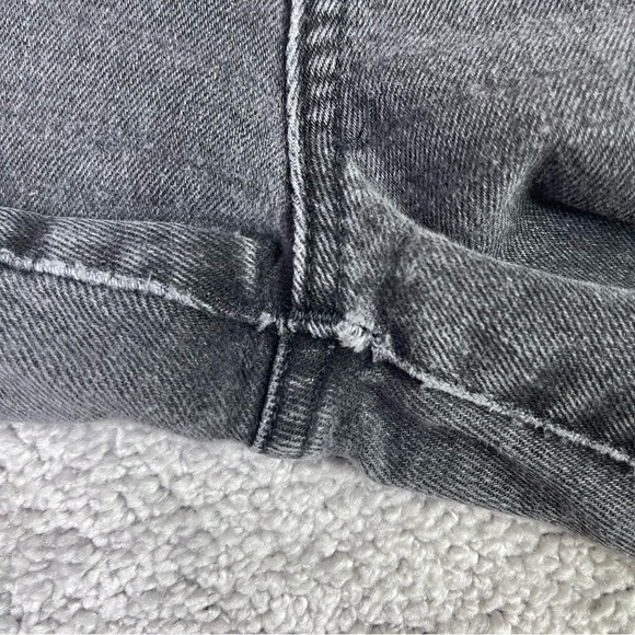 Madewell Jeans Women's 25 Black Classic Straight High Rise Denim Stretch J2054 - Picture 4 of 15